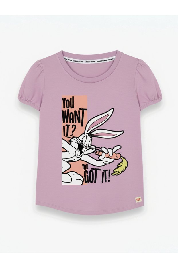 Graphic Print Round Neck Fashion T-shirt