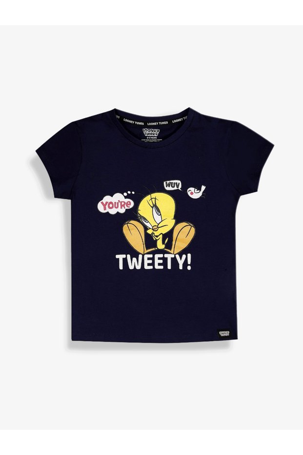 Graphic Print Round Neck Fashion T-shirt