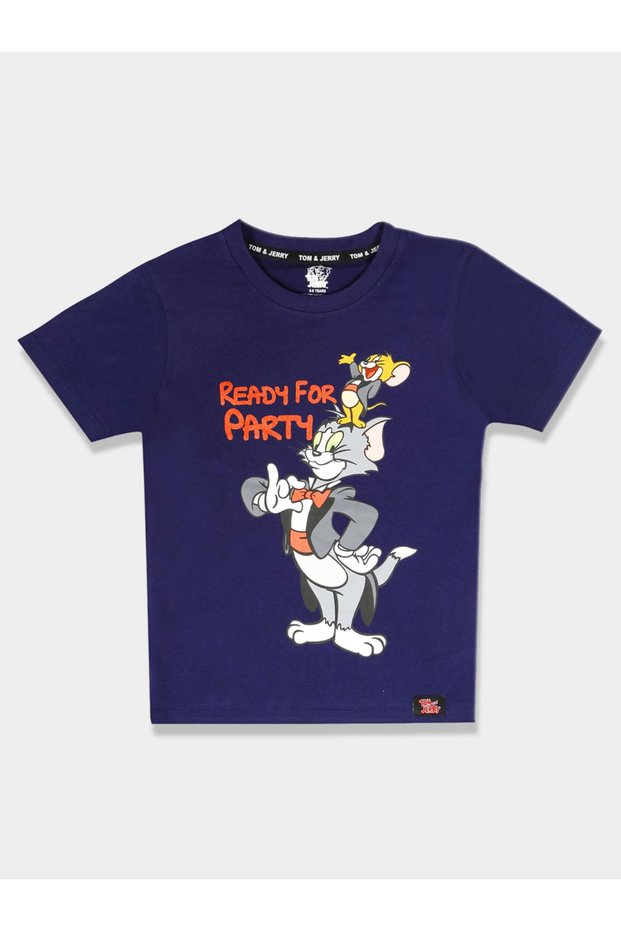 Graphic Print Round Neck Fashion T-shirt