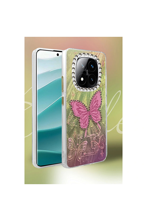 Redmi Note 14 4g Case Blade Mirrored Pattern Cover - Pattern 4 - 2