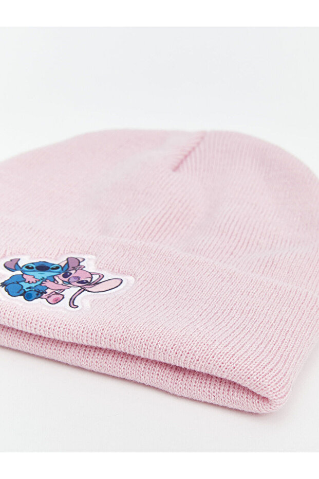 Czapka dziewczęca z haftem Lilo and Stitch od Lcw Accessories - 3