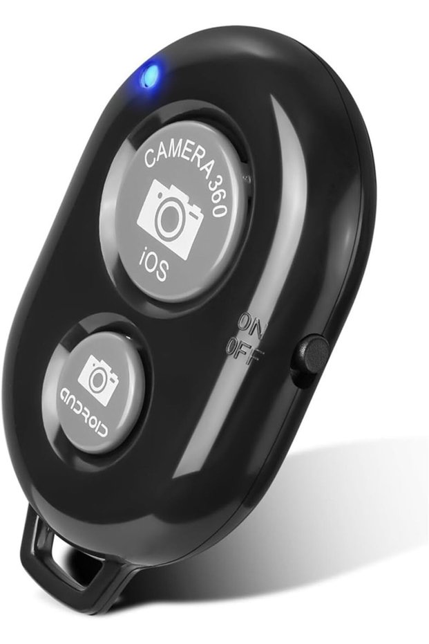 Wireless Camera Remote Control for iPhone & Android - Shutter Clicker for iPad/Tablets