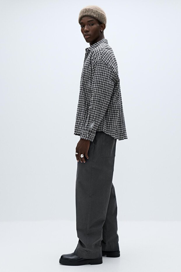 Bol kesim jogger pantolon - 5