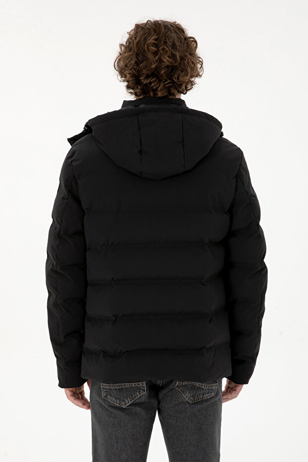 Erkek Siyah Mont 50312003-VR046 - 5