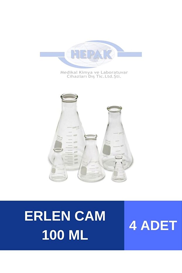 Erlen Cam 100 ML (4 Adet)