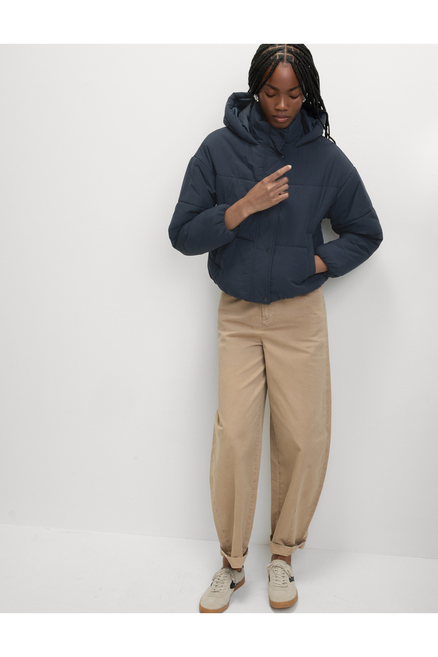 Thermowarmth™ Kapüşonlu Şişme Mont - 4