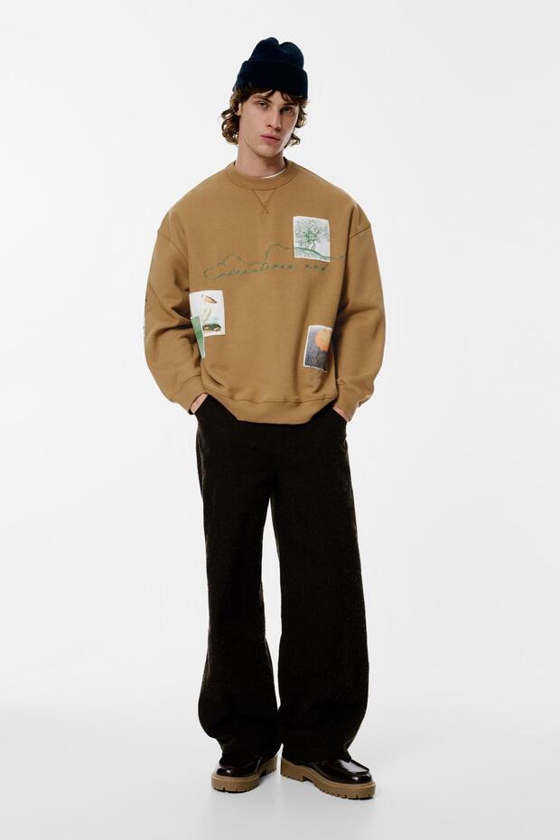 Yamalı sweatshirt - 2