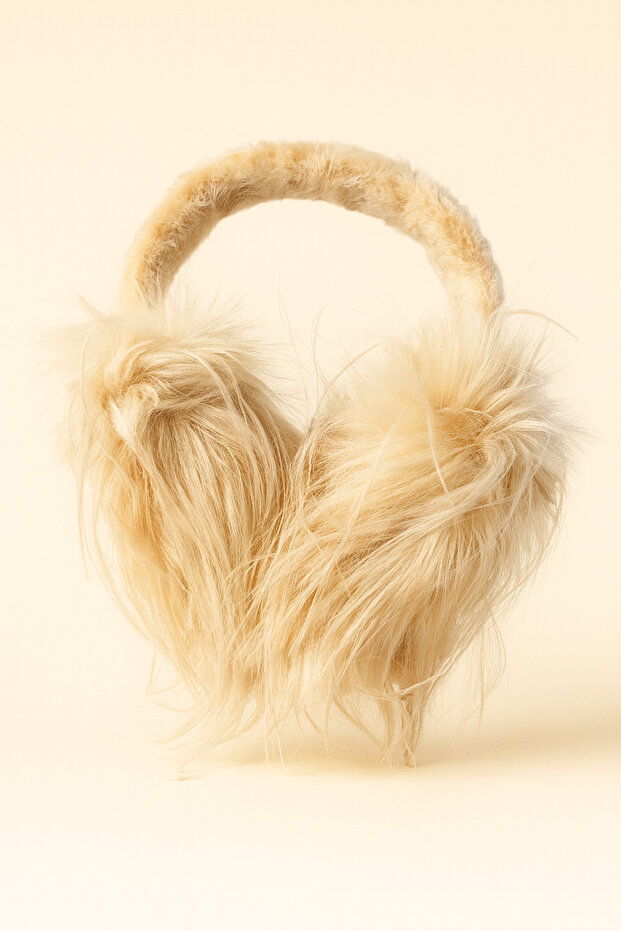 Ear Protector with Feathers on the Ear Patterned - 1