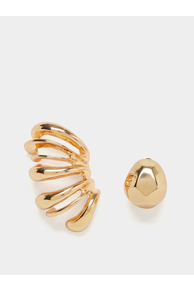 Ear Cuff Stud Earrings - 1