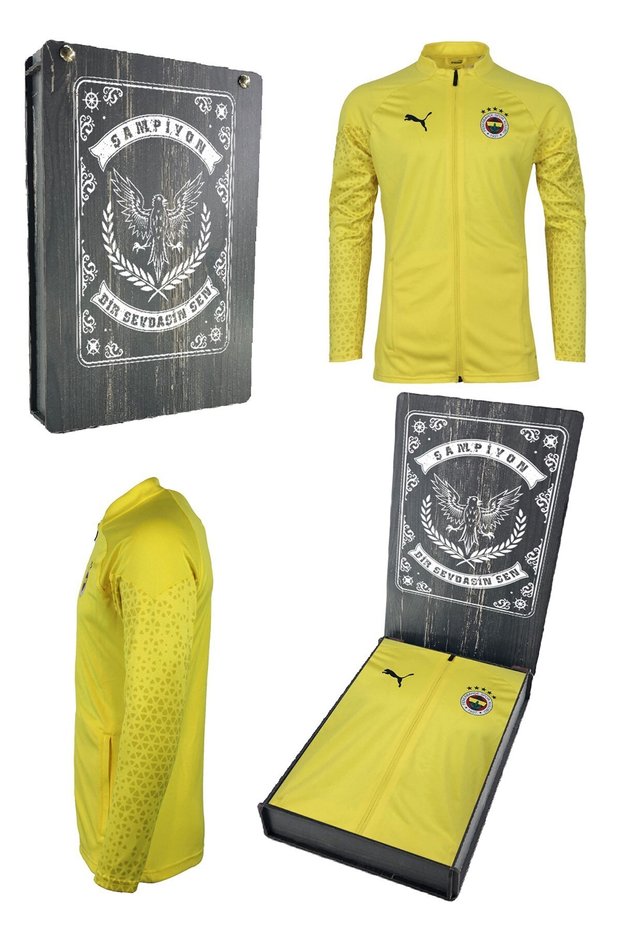 Original 23/24 a Team Full Zipper Footballer Sweat Gift with Wooden Box