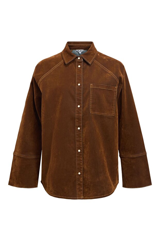 Shacket Wildlederimitat - 2