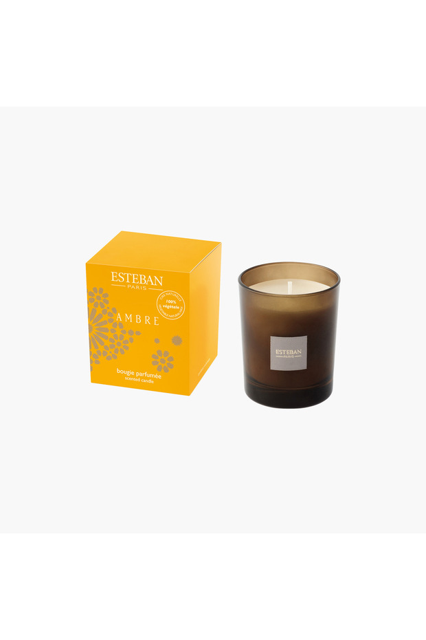 Refillable Ambre Scented Jar Candle