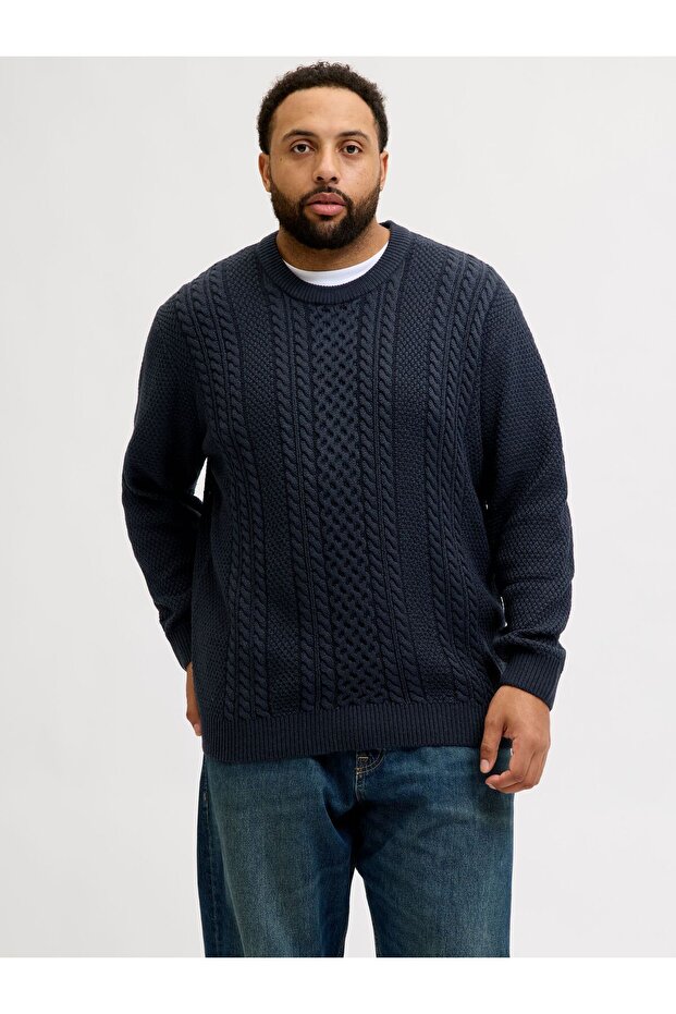 Strickpullover Plus Size Strickpullover - 1