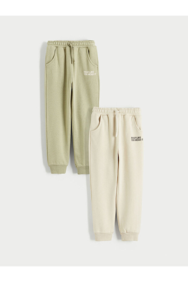 Boys' Jogger Sweatpants with Elastic Waist