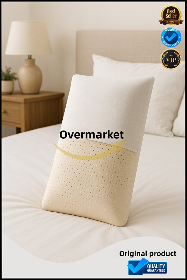 Visco Orthopedic Pillow Air Pillow Perforated Pillow Original Visco Supported Pillow 55x35x13 Cm