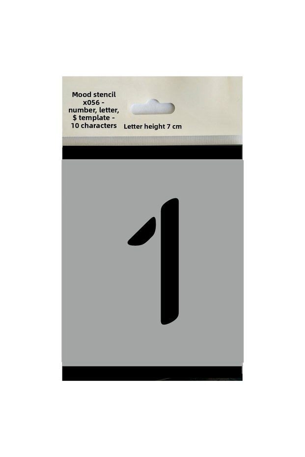 Stencil Number Painting Template X056-Number Number Height 7 cm