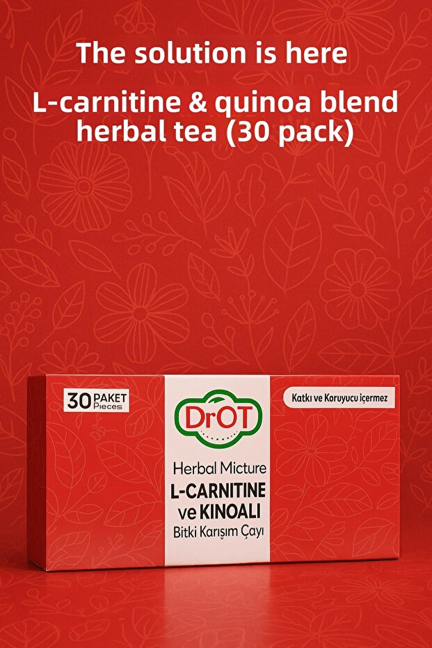 Drot - L-Carnitine & Quinoa Blended Herbal Tea (30 Packets)