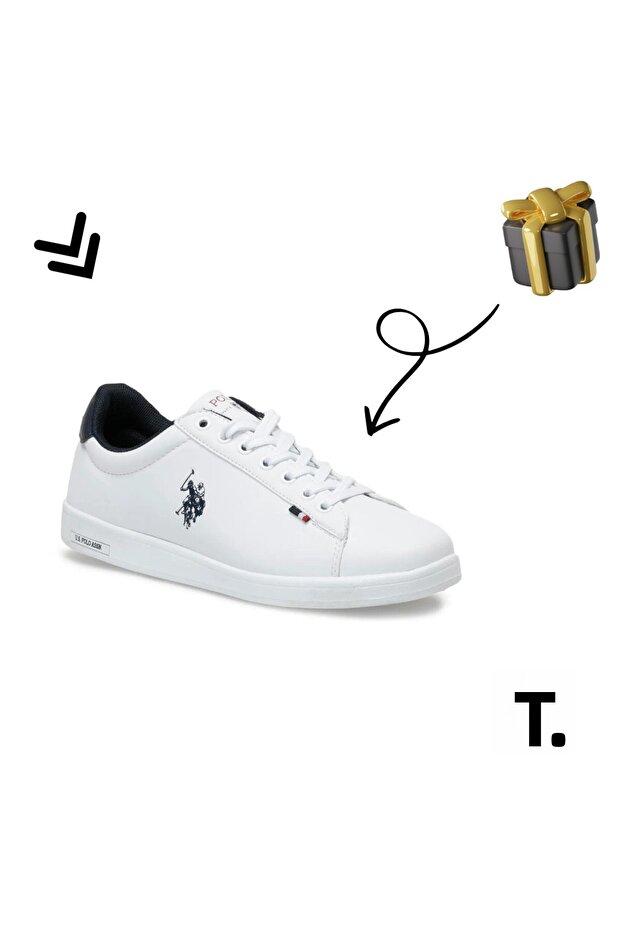 FRANCO GSN New Season Orthopedic 3FX White-Black-Red-Navy Unisex Sneakers