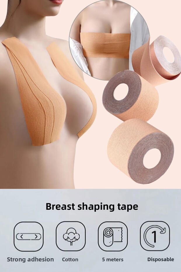 Breast Shaping Tape, Breast Lifting and Fixation Tape Adhesive Breast Tape