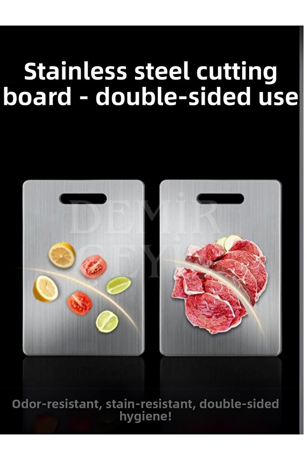 Dmr Life 3 Size 18/10 Stainless Steel Antibacterial Cutting Board |   Buy 3 Pay 2 Deal! - 3