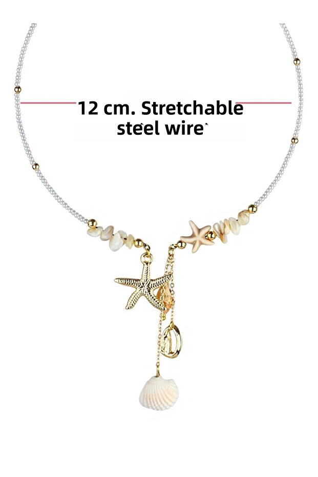 Sea Objects Collar Necklace - 3