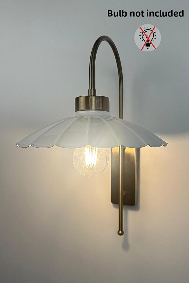 شمعدان حائط فردي من المعدن الأبيض الريفي E27 من ريسو - 5