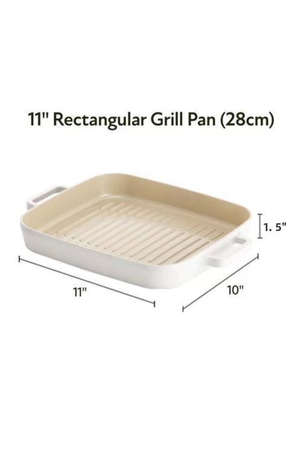 Fika Dikdörtgen Grill Tava 28 Cm - 3