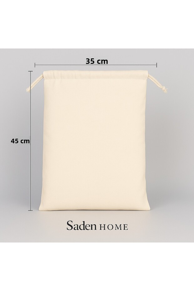 10 Pcs Drawstring Raw Cloth American Fabric Shoe Storage Pouch-Bag Organizer-Organizer