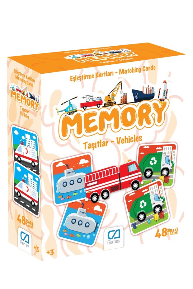 Memory Vehicles Matching Cards Ca.5038