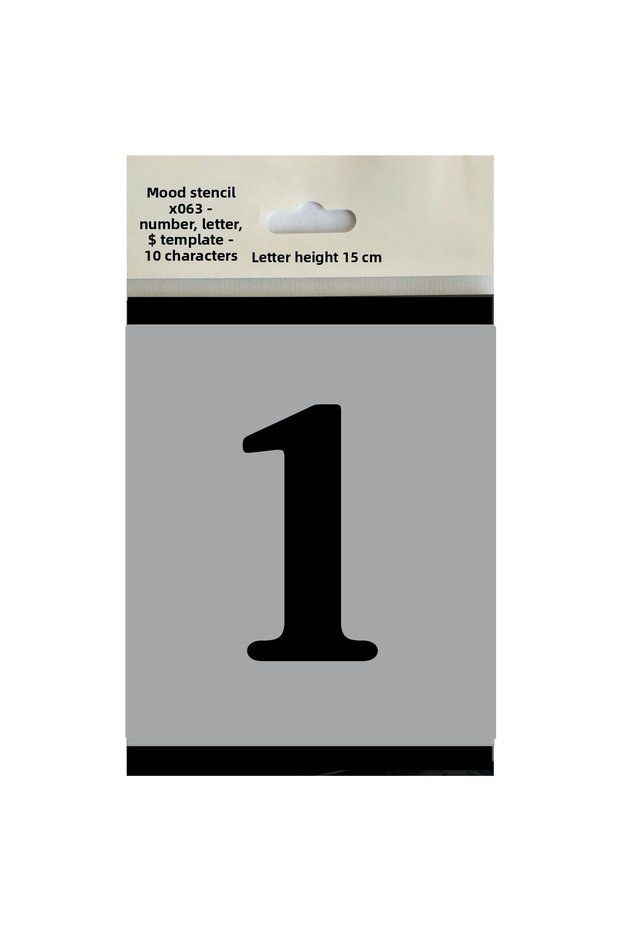 Stencil Number Painting Template X063-Number Number Height 15 cm