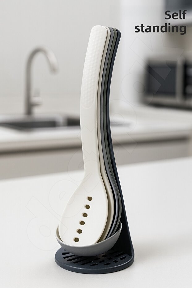 6 Piece Magnetic Serving Set - Both Decorative and Practical - Self-Standing - Plastic Serving Set