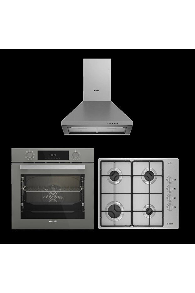 Yeni Inox Ankastre Set - 1