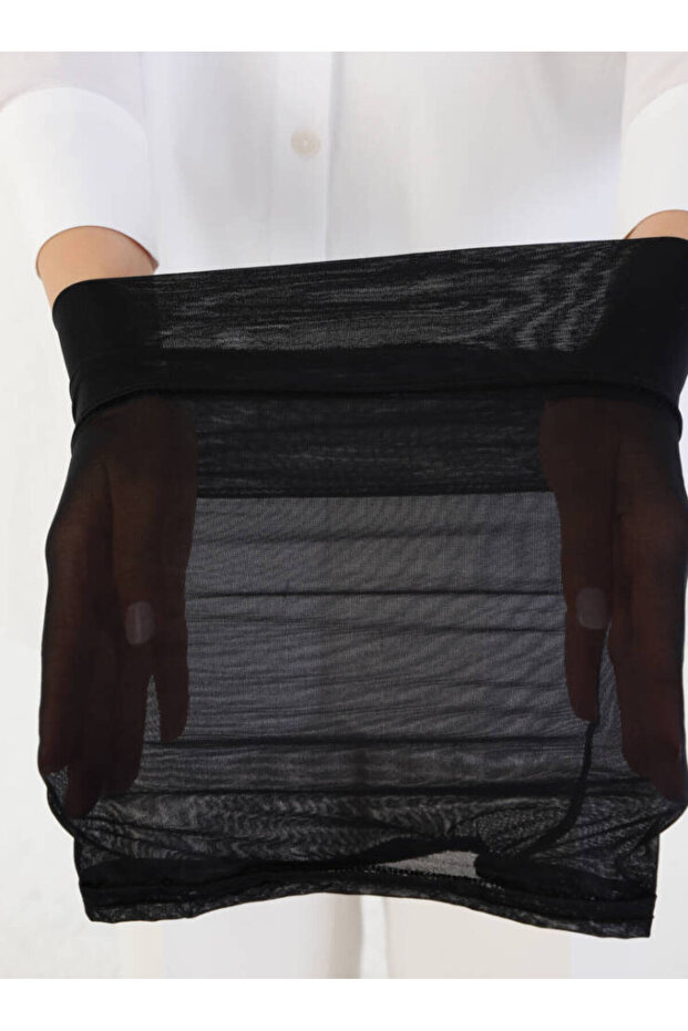 أنبوب عملي من القماش القابل للتنفس - أسود - - 6