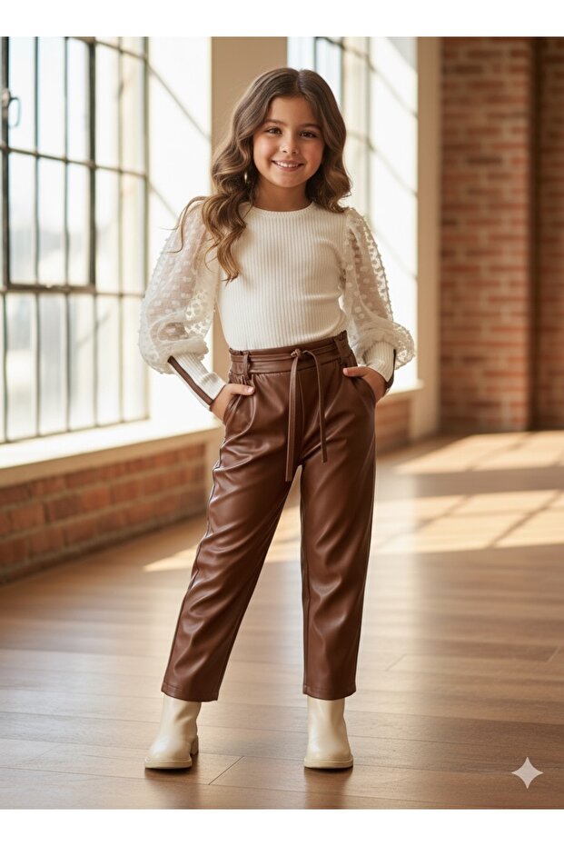 deri pantolon alt üst - 1