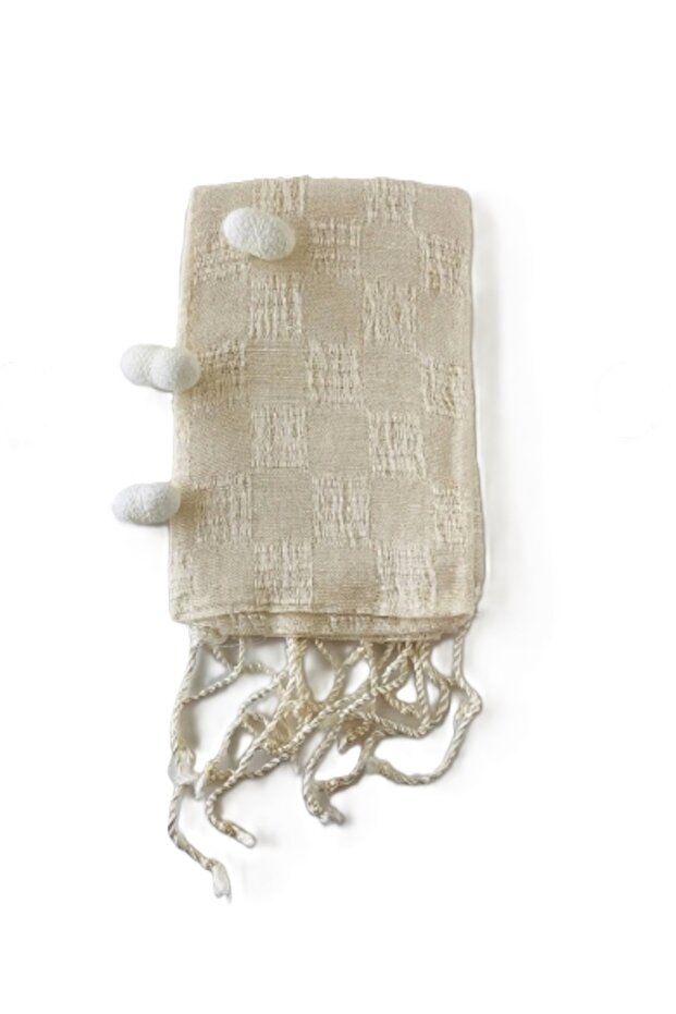 Natural Silk Scarf 160x35cm