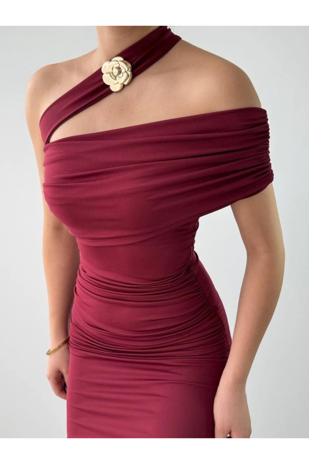 Rochie cu umăr încrucișat Reta - 7