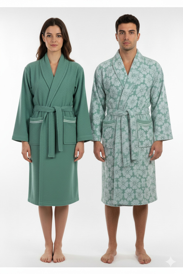 Adora Aile Bornoz Seti Mint - 1