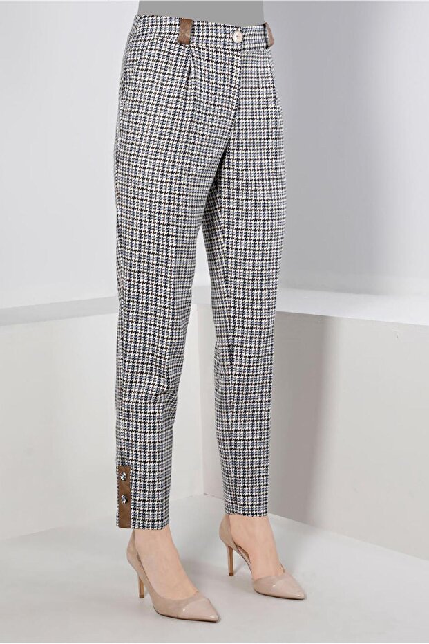 بنطلون منقوش بنقشة الدببة 70443 - 3