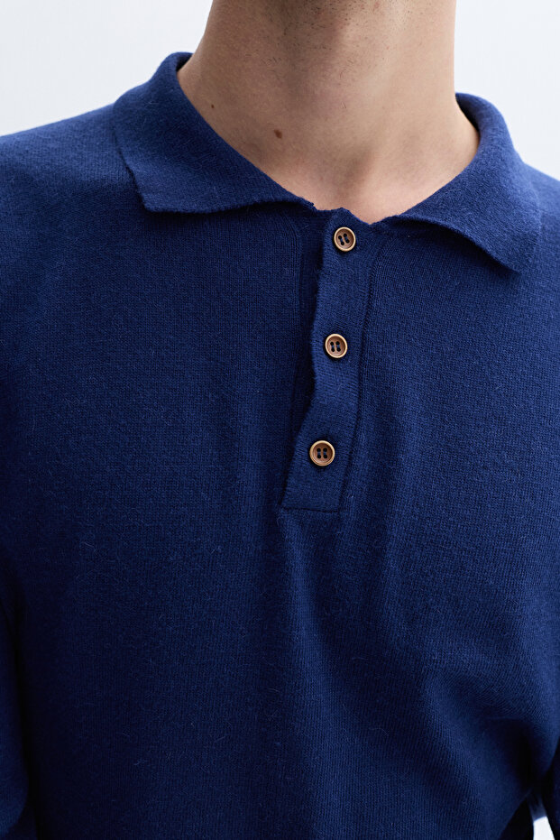 سترة بأزرار وياقة بولو - 3