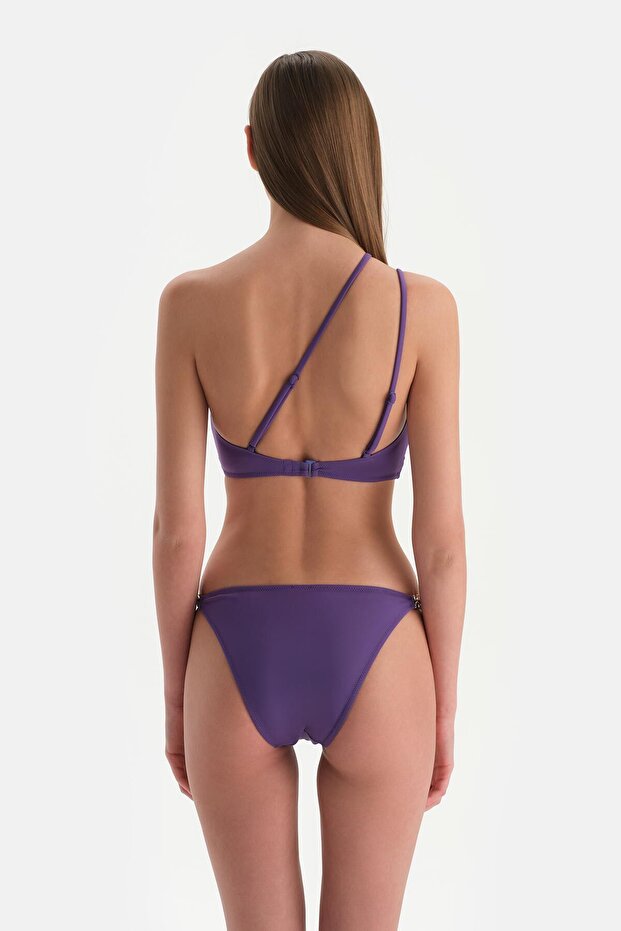 Mor Düşük Bel Bikini Alt - 2