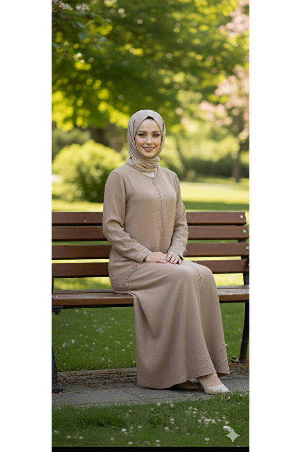 Bej Müslin Ferace - 3