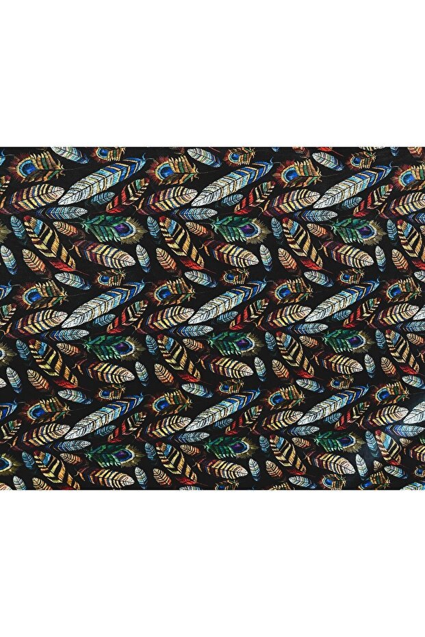 قماش تنجيد بطباعة رقمية منقوش بالريش - 5