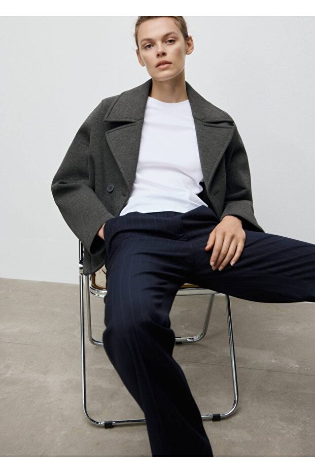 Kombine kapüşonlu ceket - 6