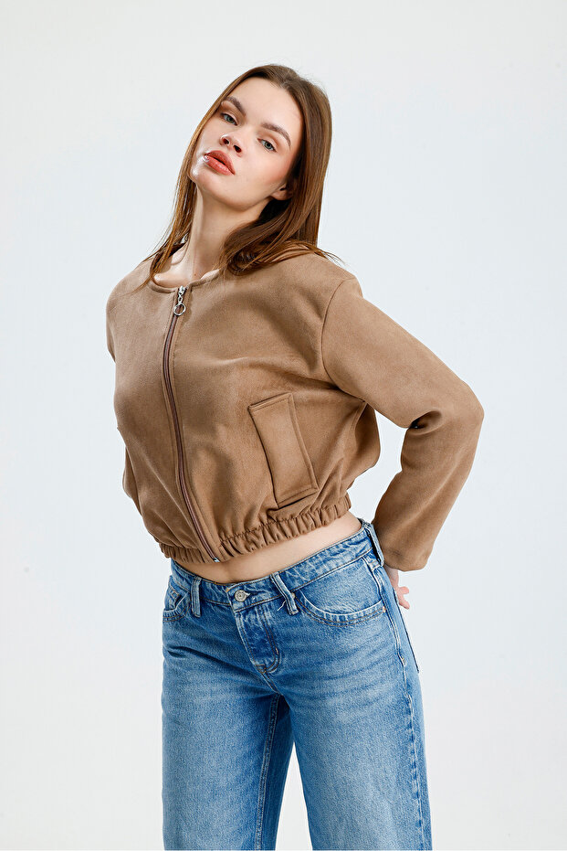 Süet Bomber Ceket - 3