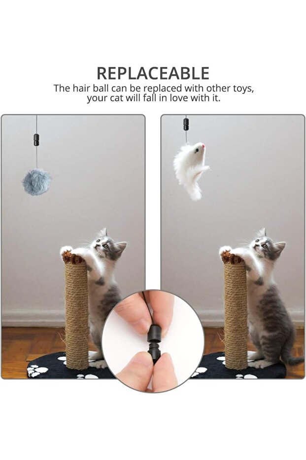 Electric Yo-yo toy with automatic lifting, interactive, for cats - 3