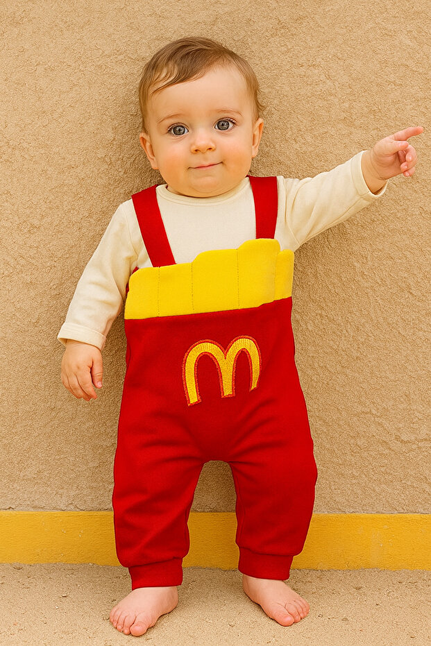 Unisex Pattates Figured Baby Badi Slopet