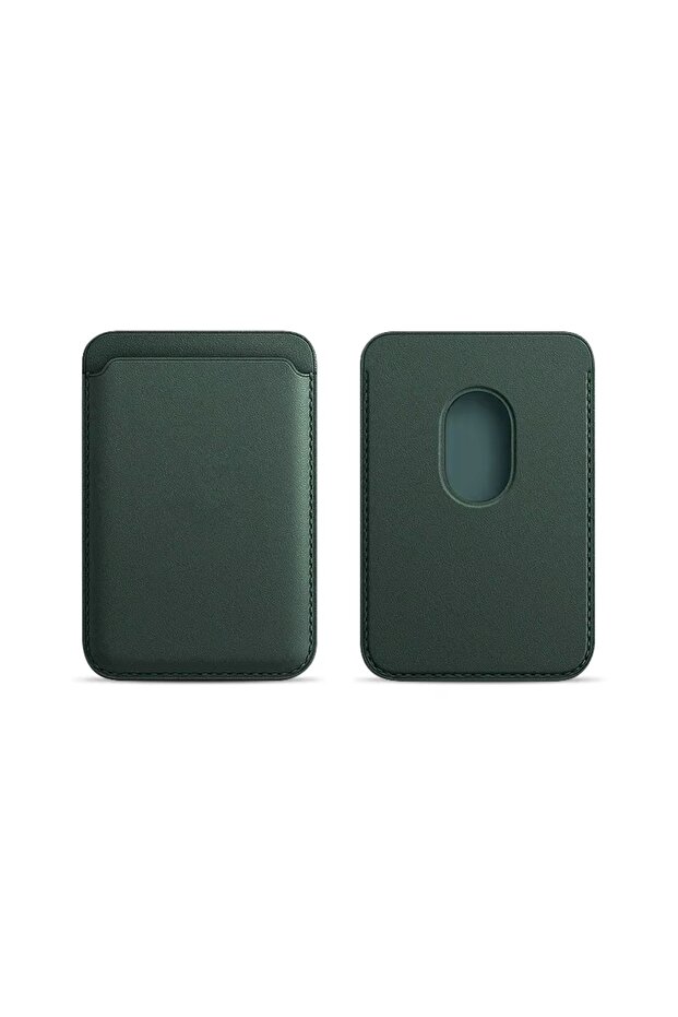 Magnetic Leather Wallet Card Holder with Magsafe Compatible with iPhone 11-12-13-14-15-16-17 Series