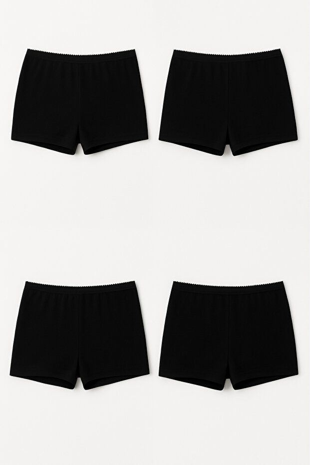 Women's Boxer 4 Pack Cotton Rebound Underwear
