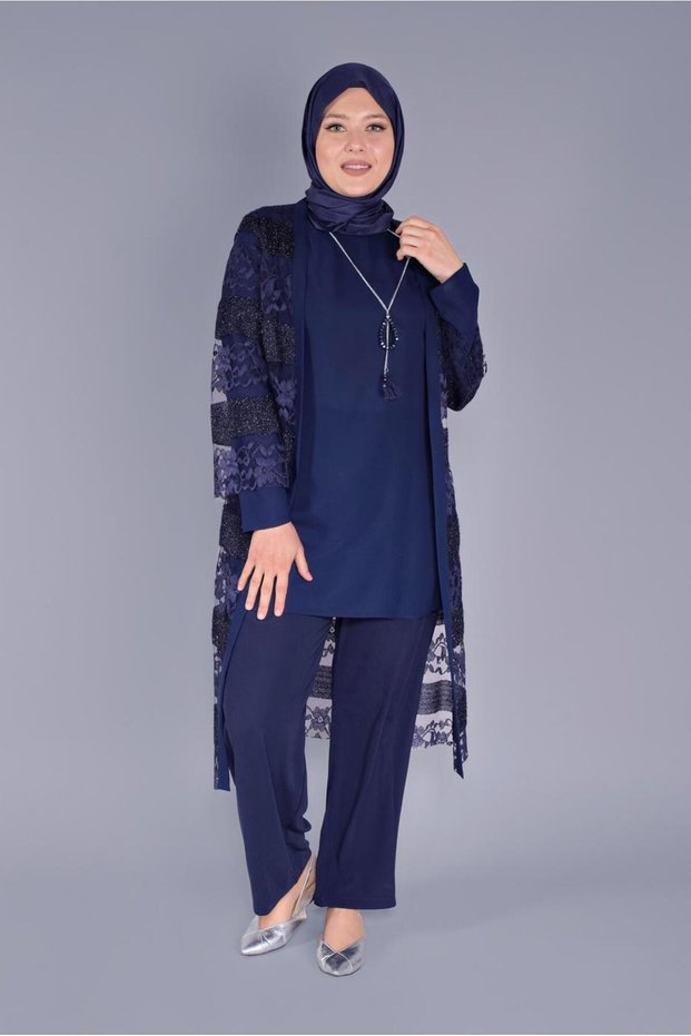 40874 Lace 1221 2'Li Tunic 44/50
