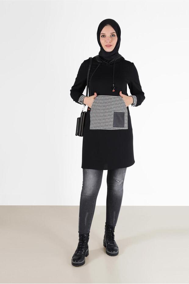 SCRAMBLES PATTERNED DETAILED TUNIC 42226 - 1